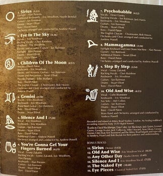 Glazbene CD The Alan Parsons Project - Eye In The Sky (Reissue) (Remastered) (CD) - 5