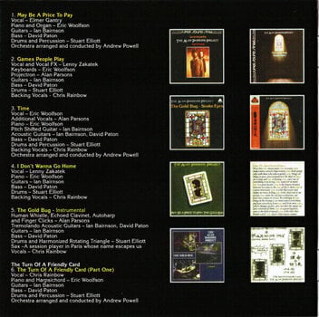 Glazbene CD The Alan Parsons Project - The Turn of a Friendly Card (Reissue) (Remastered) (CD) - 7