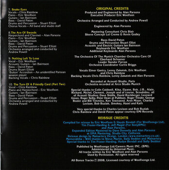 Glazbene CD The Alan Parsons Project - The Turn of a Friendly Card (Reissue) (Remastered) (CD) - 8