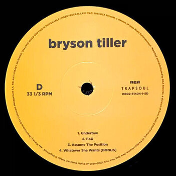 LP platňa Bryson Tiller - Bryson Tiller (2 LP) - 9