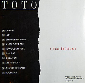 Musiikki-CD Toto - Isolation (Reissue) (CD) - 2