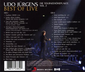 Glasbene CD Udo Jürgens - Best Of Live - Die Tourneehöhepunkte, Vol. 2 (2 CD) - 1
