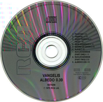 CD muzica Vangelis - Albedo 0.39 (CD) - 3