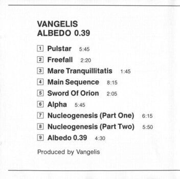 CD muzica Vangelis - Albedo 0.39 (CD) - 5