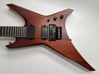 Jackson Pro Series Dave Davidson Warrior WR7 MAH Walnut Stain Guitarra elétrica de 7 cordas