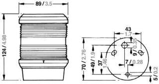 Positielicht voor boot Sailor Navigation Lamp S40 Anchor 360 Wit Positielicht voor boot - 3