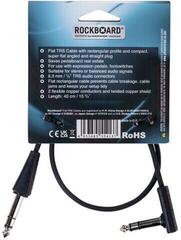 Câble de patch RockBoard Flat TRS 40 cm Droit - Angle Câble de patch - 5