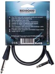 Câble de patch RockBoard Flat TRS 60 cm Droit - Angle Câble de patch - 4