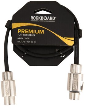 Patchkabel RockBoard Flat XLR 60 cm Lige - Lige Patchkabel - 3