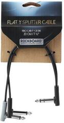 Câble de patch RockBoard Flat Y-Splitter 20 cm Angle - Angle Câble de patch - 3