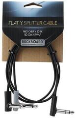 Câble de patch RockBoard Flat Y-Splitter 50 cm Angle - Angle Câble de patch - 3
