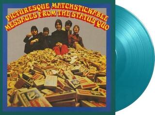 Disque vinyle Status Quo - Picturesque Matchstickable Messages From the Status Quo (Turquoise Coloured) (180 g) (LP) - 1