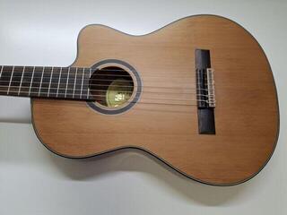 Guitarra clássica com pré-amplificador Valencia VC774TCE 4/4 Natural Guitarra clássica com pré-amplificador (Danificado) - 1
