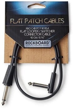 Cablu patch RockBoard Flat Looper/Switcher 0,4 m Drept - Oblic Cablu patch - 4