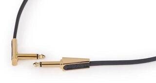 Patch Cable RockBoard Flat Gold Series Looper/Switcher 0,6 m Straight - Angled Patch Cable - 2