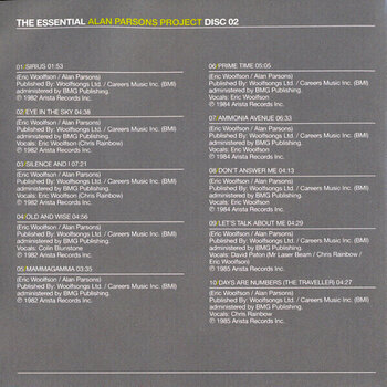 CD диск The Alan Parsons Project - The Essential Alan Parsons Project (Reissue) (Remastered) (2 CD) - 8