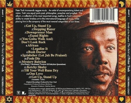Zenei CD Peter Tosh - Scrolls Of The Prophet: The Best Of Peter Tosh (Remastered) (CD) - 3