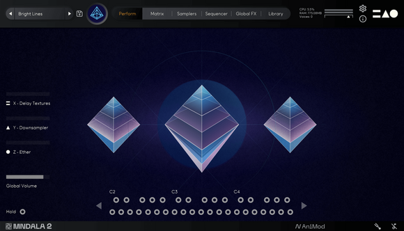 Studijski software plug-in efekt Mntra Instruments Pyramids (Digitalni izdelek) - 2