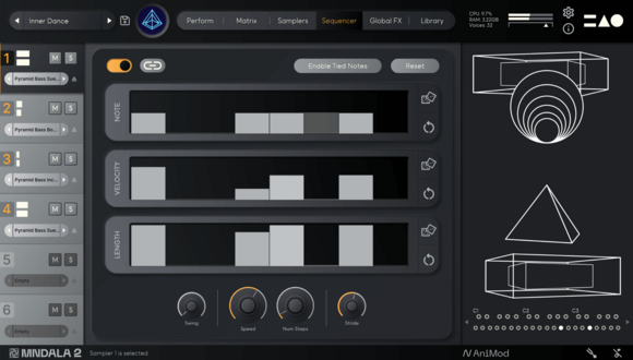 Studijski software plug-in efekt Mntra Instruments Pyramids (Digitalni izdelek) - 4