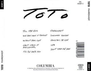 Glazbene CD Toto - Fahrenheit (CD) - 1