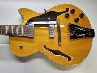 Halbresonanz-Gitarre Ibanez GB10EM-AA Antique Amber Halbresonanz-Gitarre (Beschädigt) - 1