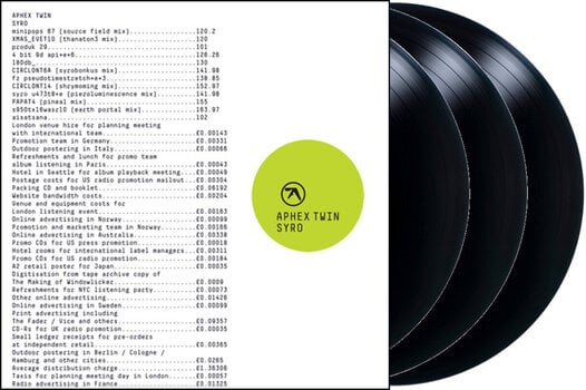 Vinyl Record Aphex Twin - Syro (3 LP) - 2