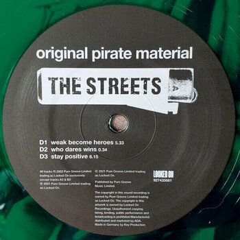 Disc de vinil The Streets - Original Pirate Material (Green Coloured) (2 LP) - 7