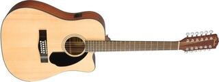 Gitara elektroakustyczna 12-strunowa Fender CD-60SCE 12 Natural Gitara elektroakustyczna 12-strunowa - 2
