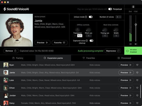 Update / Upgrade / Expansion Sonarworks SoundID VoiceAI Kids Voices Expansion Pack (Digitalni proizvod) - 3