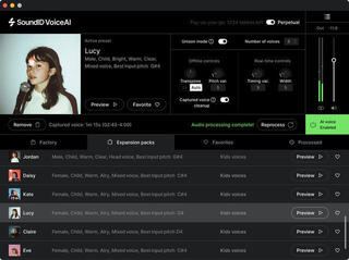 Update / Upgrade / Expansion Sonarworks SoundID VoiceAI Kids Voices Expansion Pack (Digitální produkt) - 6