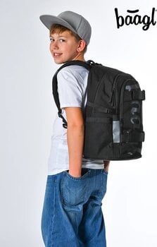 Školní taška Baagl Skate Školní batoh Black - 12