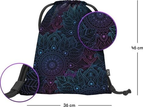 Torba szkolna Baagl A-34082 Torba na kapcie Zen - 3