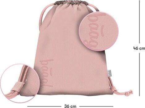 Torba szkolna Baagl A-34207 Torba na kapcie Creamy - 3