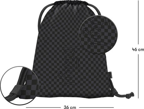Torba szkolna Baagl A-34980 Torba na kapcie Ska Grey - 3