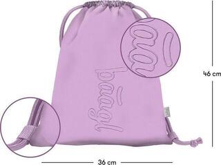 Torba szkolna Baagl A-35019 Torba na kapcie Lavender - 2