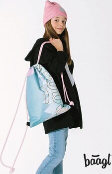Torba szkolna Baagl A-8834 Torba na kapcie Skate Moon - 5