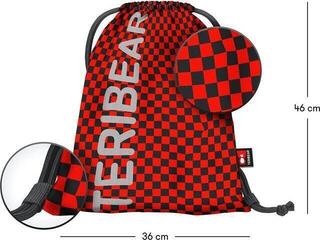 Torba szkolna Baagl A-8885 Torba na kapcie Skate TERIBEAR Red - 2
