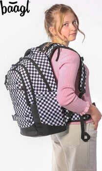 Školní taška Baagl Skate Max Školní batoh Max SKA - 12