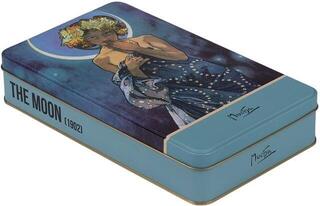 Zubehör NOTIQUE Alfons Mucha Blechdose Luna 24 x 14 x 4 cm - 1