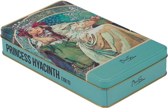 Accesorios NOTIQUE Alfons Mucha Caja de hojalata Princess Hyacinth 24 x 14 x 4 cm - 2