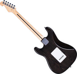 Electric guitar SX SST-ASH SET Transparent Black Electric guitar - 1