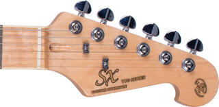 Electric guitar SX SST-ASH SET Transparent Black Electric guitar - 4