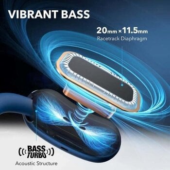 Auriculares inalámbricos Ear Loop Anker Soundcore AeroFit 2 Blue Auriculares inalámbricos Ear Loop - 3