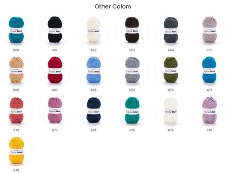 Strikkegarn Yarn Art Alpine Maxi 664 Gray Strikkegarn - 3