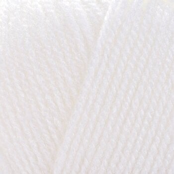 Przędza dziewiarska Yarn Art Baby 501 White Przędza dziewiarska - 2