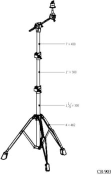 Cymbal Boom Stand Stable CB-903 Cymbal Boom Stand - 2