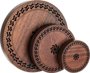 Rahmentrommel Shamann The River Drum Natural 19 cm Wellentrommel Natural 19 cm - 4