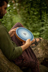 Rahmentrommel Shamann The Ocean Drum Blue 12 cm Wellentrommel Blue 12 cm - 6