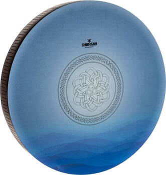 Rahmentrommel Shamann The Ocean Drum Blue 25 cm Wellentrommel Blue 25 cm - 2