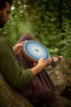 Rahmentrommel Shamann The Ocean Drum Blue 25 cm Wellentrommel Blue 25 cm - 7